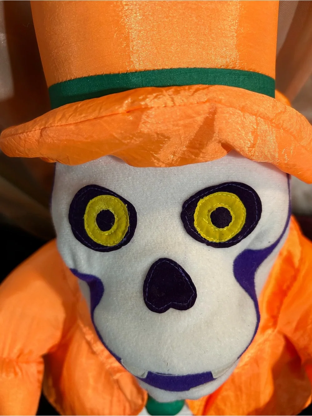 Vintage 1996 Skeleton Parachute Plush 20